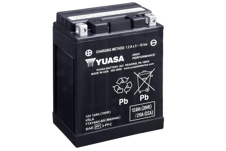 Yuasa YTX14-AH-BS Rechargeable battery YTX14AHBS