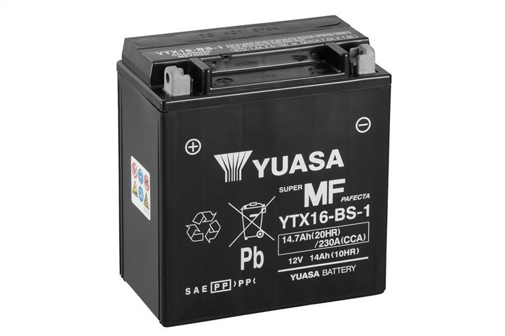 Yuasa YTX16-BS-1 Battery Yuasa AGM 12V 14,7Ah 230A L+ YTX16BS1