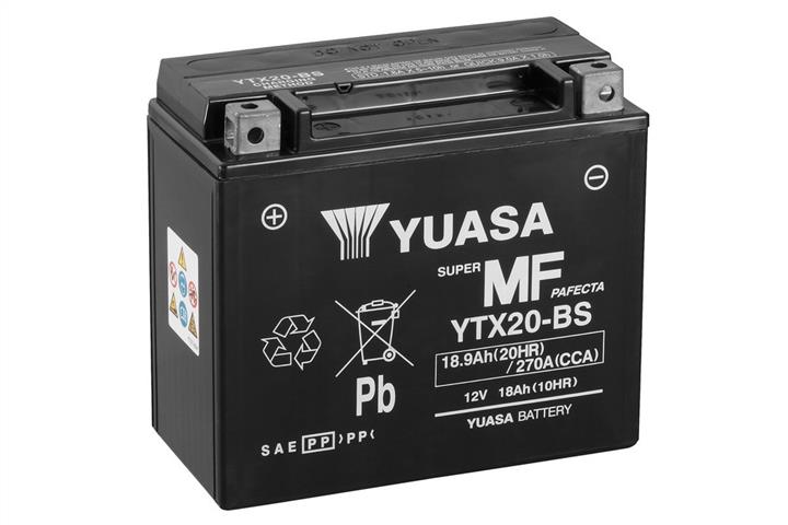 Yuasa YTX20-BS Battery Yuasa AGM 12V 18,9Ah 270A L+ YTX20BS