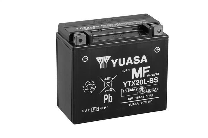 Yuasa YTX20L-BS Battery Yuasa AGM 12V 18,9Ah 270A R+ YTX20LBS