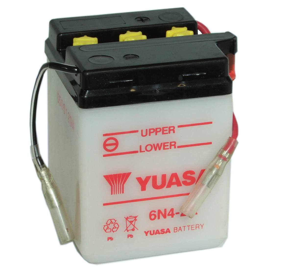 Yuasa 6N42A Battery Yuasa 6V 4AH 35A(EN) L+ 6N42A