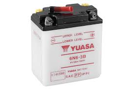 Yuasa 6N63B Battery Yuasa 12V 18,9Ah 270A L+ 6N63B