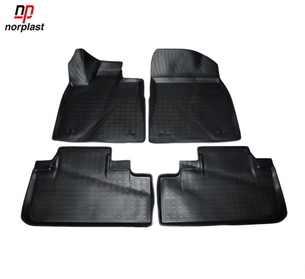 NorPlast NPA10-C47-755 Interior mats NorPlast rubber black for Lexus Rx (2016-), 4 pc. NPA10C47755