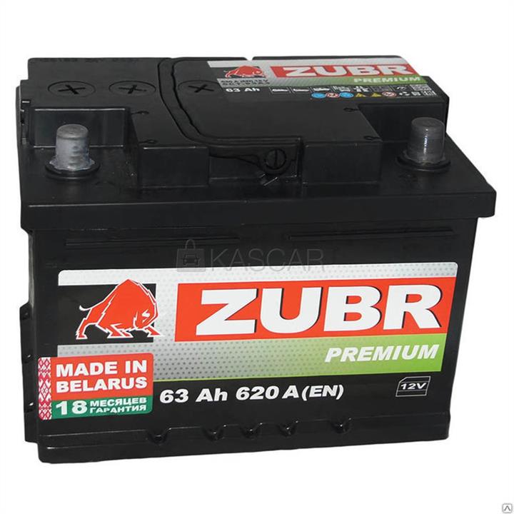 Zubr 000019279 Battery Zubr Premium 12V 63AH 620A(EN) R+ 000019279