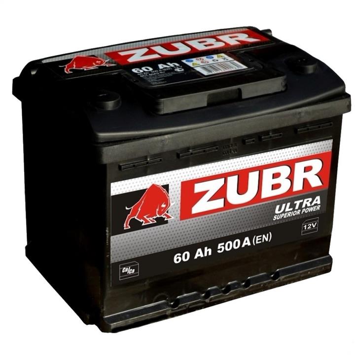 Zubr 4810728001830 Battery Zubr Ultra 12V 60AH 500A(EN) R+ 4810728001830
