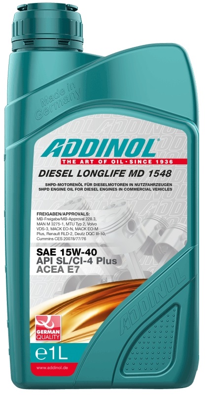Addinol 4014766071736 Engine oil ADDINOL DIESEL LONGLIFE MD 1548, 1L 4014766071736