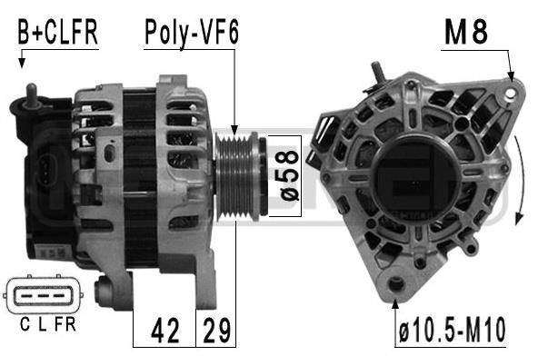 Messmer 209016 Alternator 209016