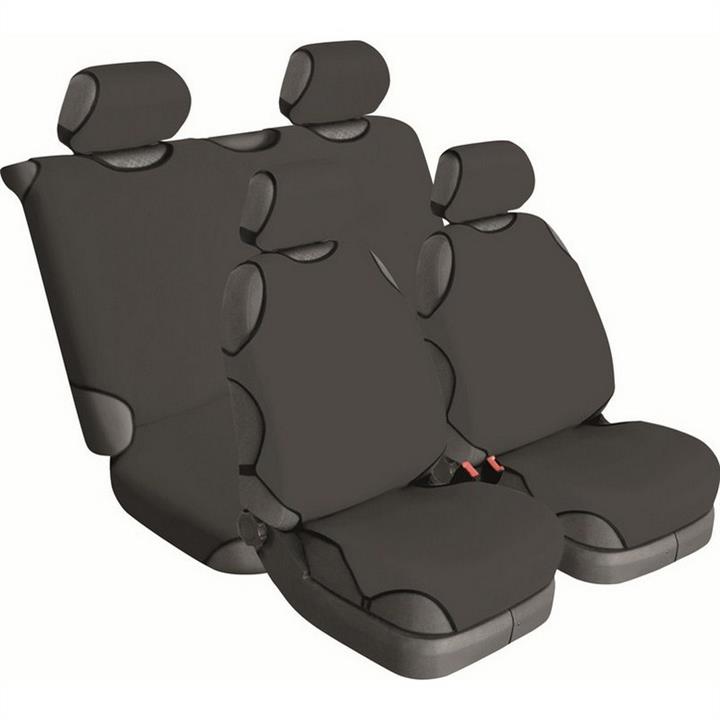 Beltex 13510 Car seat covers universal Cotton 2+2 graphite without head restraints 13510
