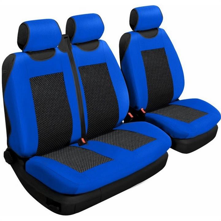 Beltex 54410 Car seat covers universal Comfort 2+1 (type B) blue without head restraints 54410