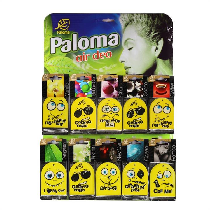 Paloma PDF01 Air freshener Faces Mix (60 pcs.) PDF01