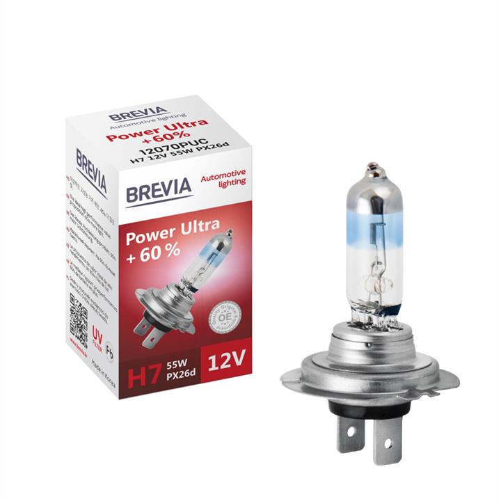 Brevia 12070PUC Halogen lamp Brevia Power White +60% 12V H7 55W +60% 12070PUC
