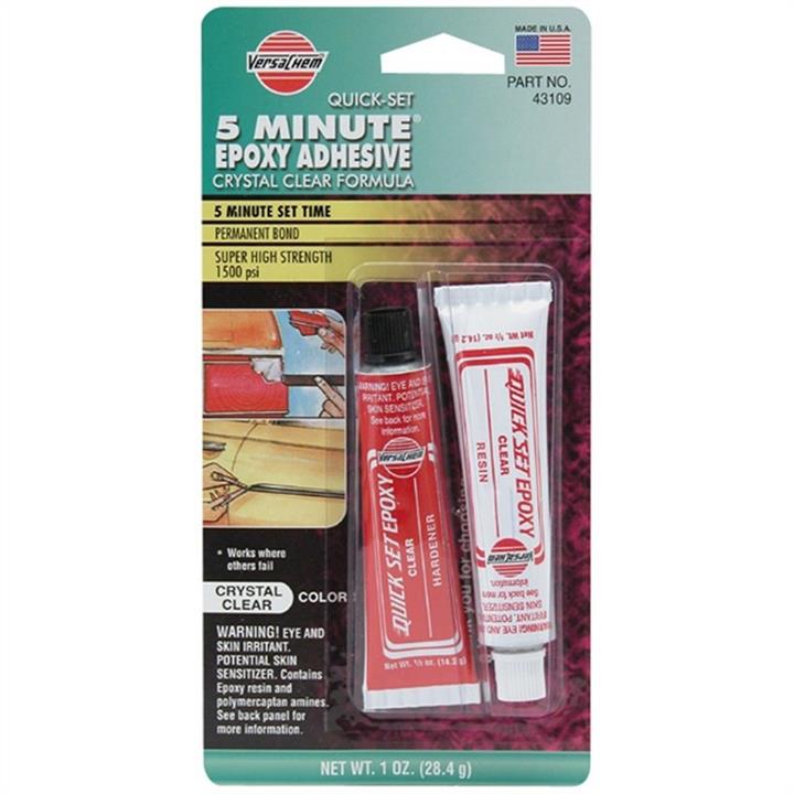 43109 Versachem Versachem 5 Minute Clear Epoxy Glue 28.4 g