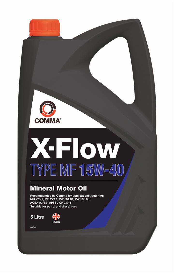 Comma XFMF5L Engine oil Comma X-Flow Type MF 15W-40, 5 l XFMF5L