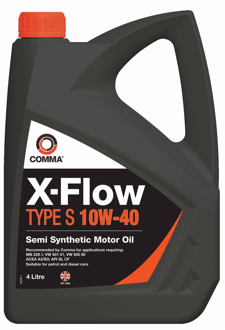 Comma XFS4L Engine oil Comma X-Flow Type S 10W-40, 4L XFS4L