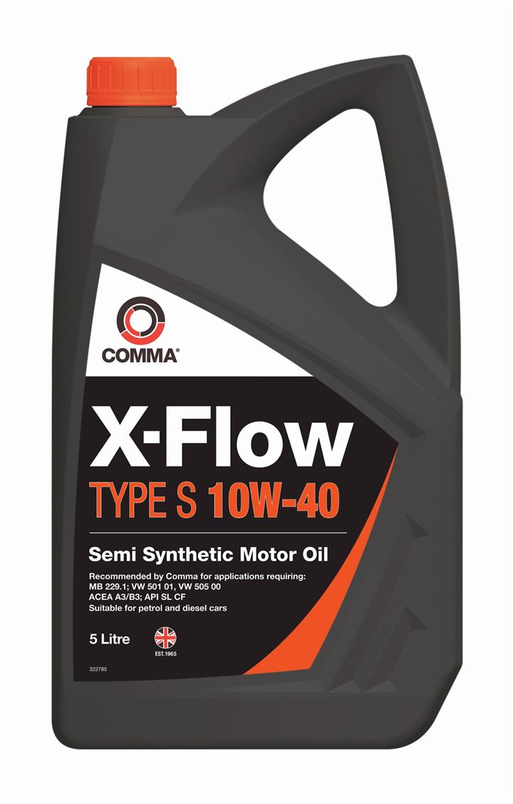 Comma XFS5L Engine oil Comma X-Flow Type S 10W-40, 5L XFS5L