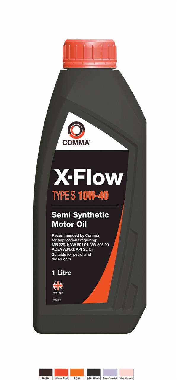 Comma XFS1L Engine oil Comma X-Flow Type S 10W-40, 1L XFS1L