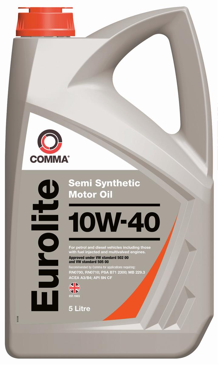 Engine oil Comma Eurolite 10W-40, 5L Comma EUL5L