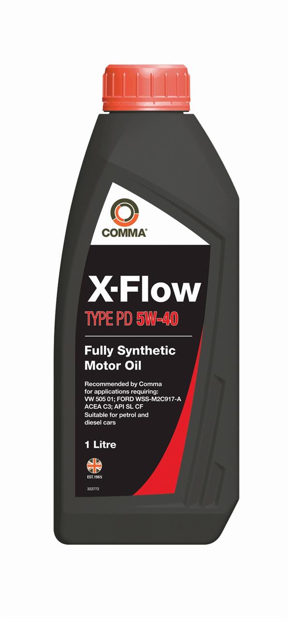 Comma XFPD1L Engine oil Comma X-FLOW TYPE PD 5W-40, 1L XFPD1L