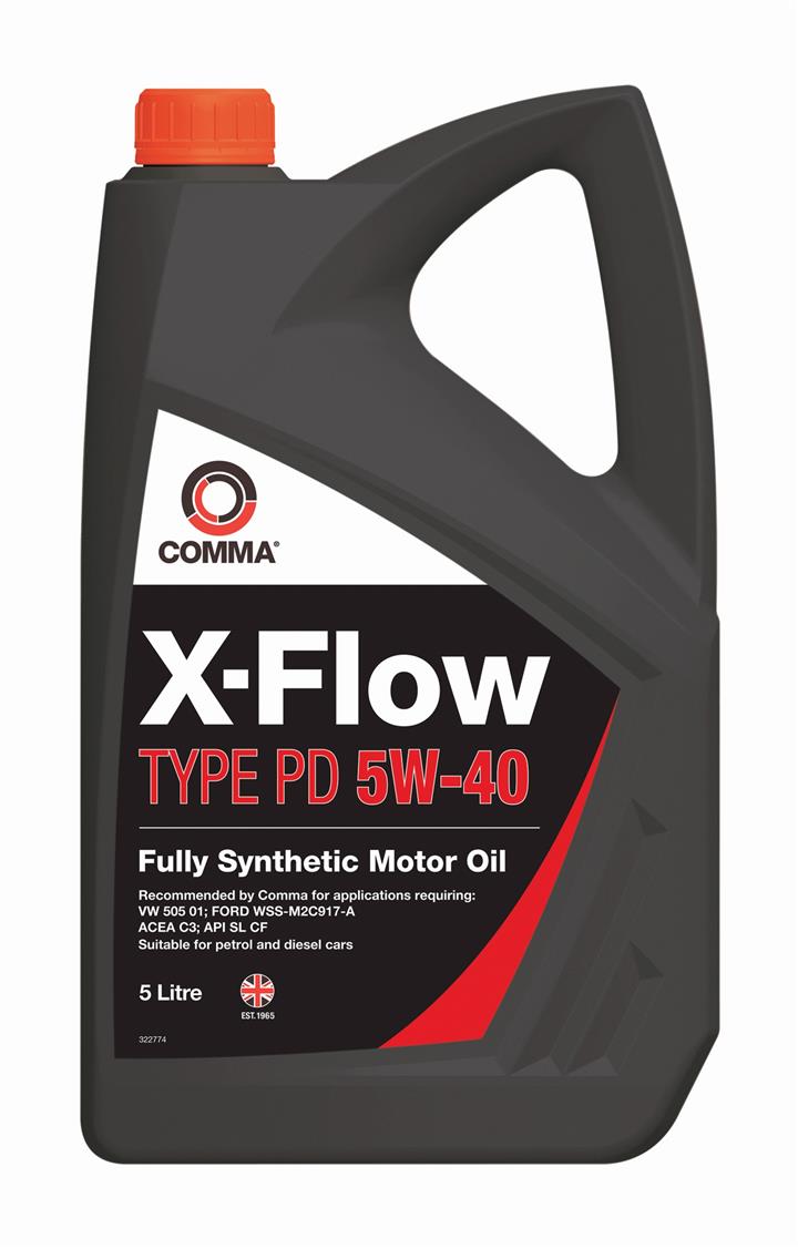 Comma XFPD5L Engine oil Comma X-FLOW TYPE PD 5W-40, 5L XFPD5L