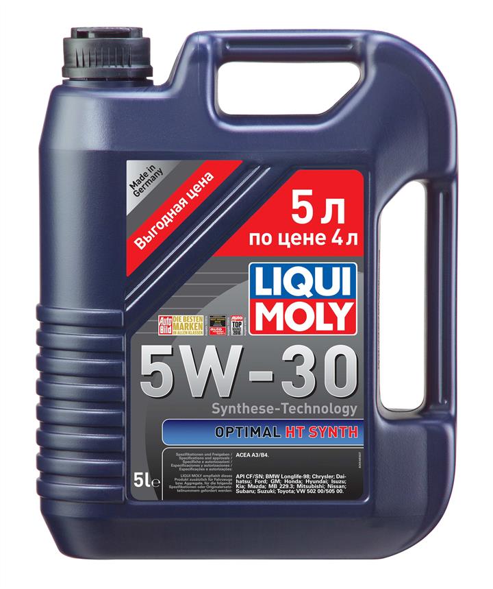 Liqui Moly 39010/39001 Engine oil Liqui Moly Optimal Ht Synth 5W-30, 5L 3901039001