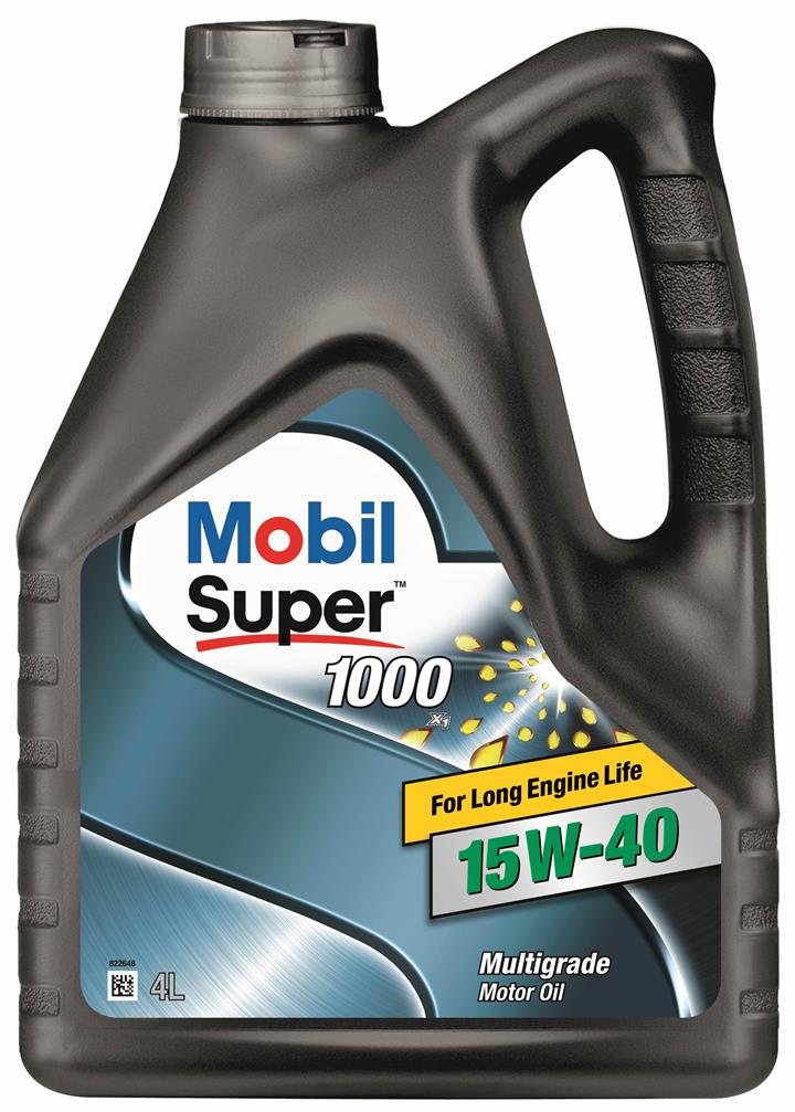 Mobil 152058 Engine oil Mobil Super 1000 X1 15W-40, 4L 152058