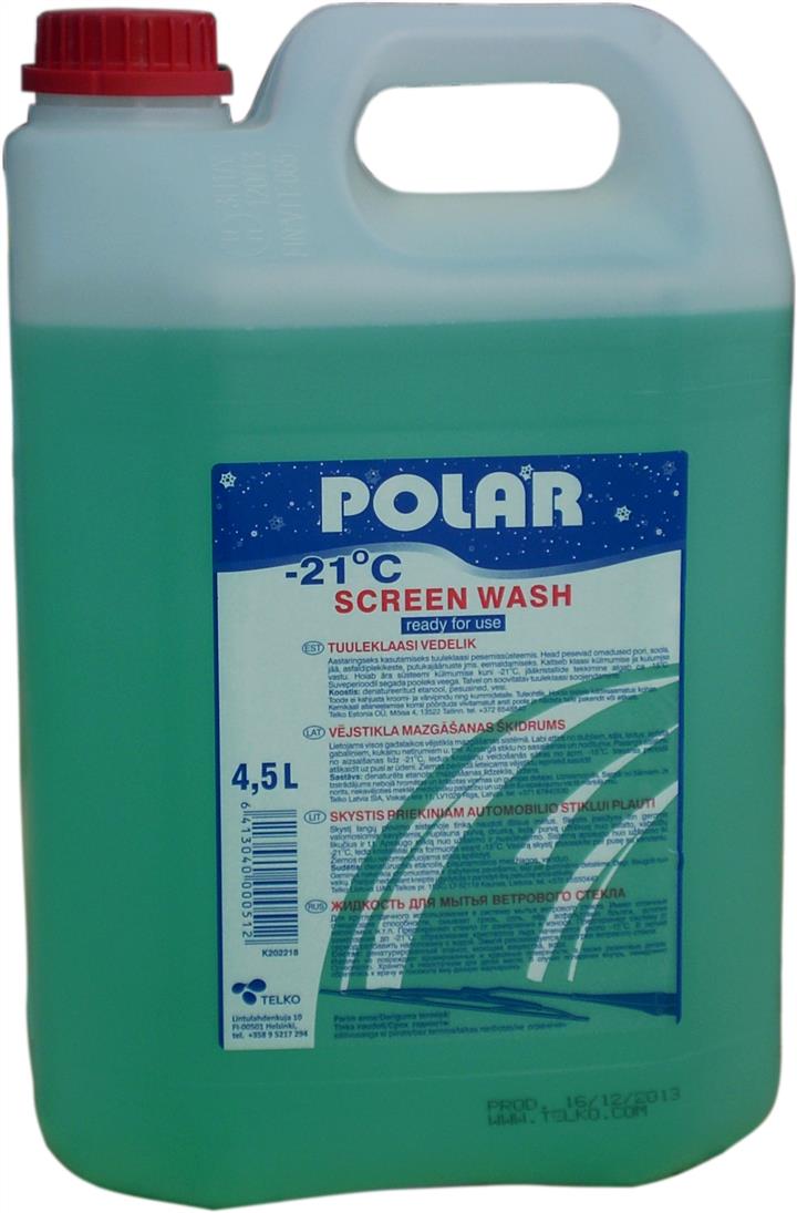Polar K202218 Winter windshield washer fluid, -21°C, 4,5l K202218