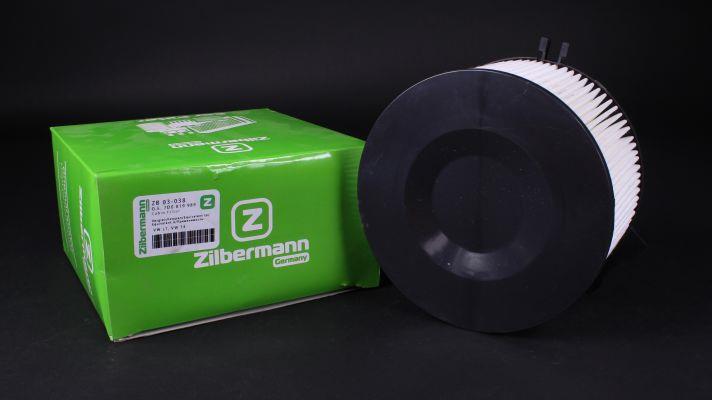 Zilbermann 03-038 Filter, interior air 03038