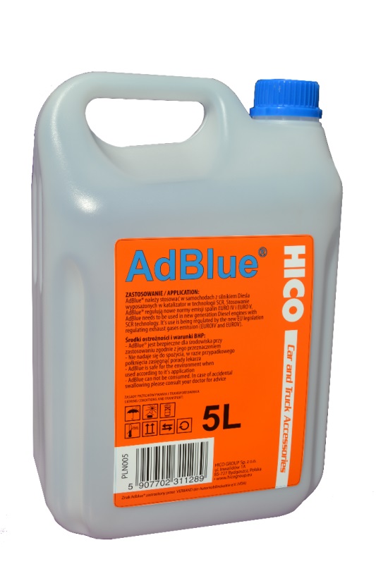 Hico PLN015 AdBLUE fluid, 5 l PLN015