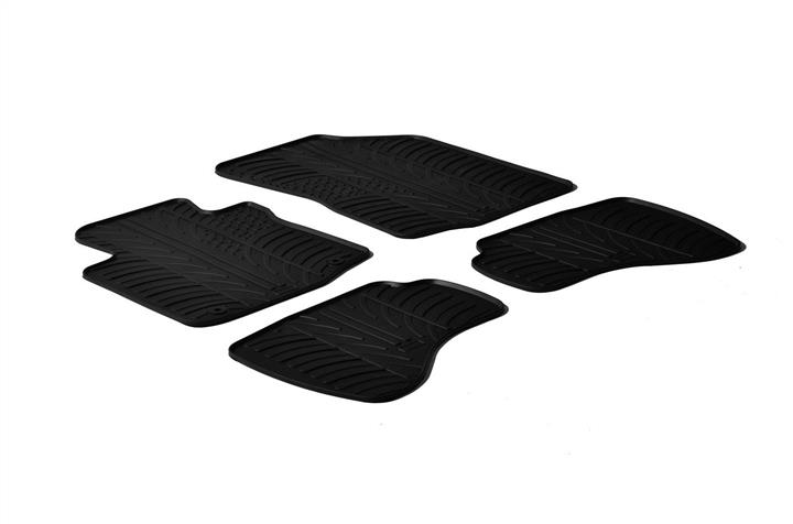 GledRing 0125 Interior mats GledRing rubber black for Citroen C1 (2005-2014) 0125