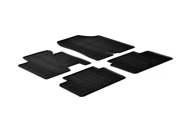 GledRing 0201 Interior mats GledRing rubber black for KIA Cee'd/Hyundai I30 0201