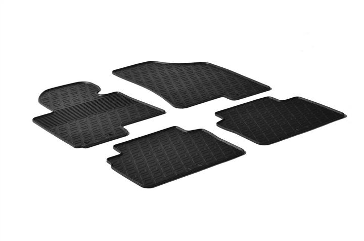 GledRing 0197 Interior mats GledRing rubber black for KIA Sportage/Hyundai Ix35 0197