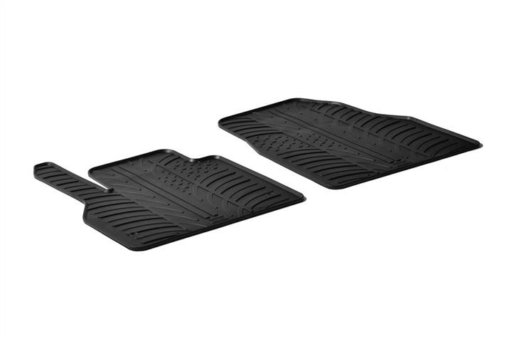 GledRing 0045 Interior mats GledRing rubber black for Renault Kangoo/Mercedes Citan 0045