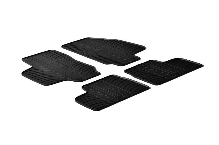 GledRing 0083 Interior mats GledRing rubber black for Opel Astra g (1998-2009) 0083