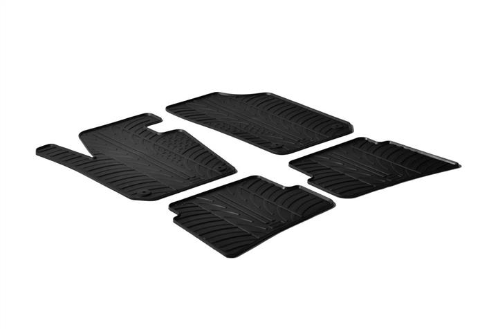 GledRing 0310 Interior mats GledRing rubber black for Seat Ibiza (2008-2017) 0310