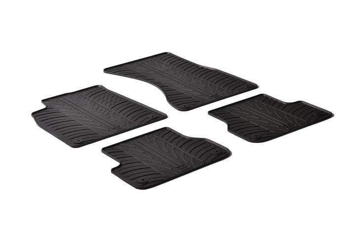 GledRing 0245 Interior mats GledRing rubber black for Audi A6 (2011-2018) 0245
