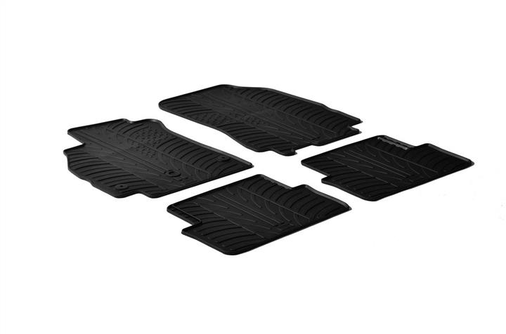 GledRing 0050 Interior mats GledRing rubber black for Renault Megane/Fluence 0050