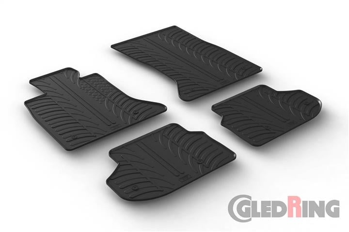 GledRing 0351 Interior mats GledRing rubber black for BMW 5-series (2010-2017) 0351