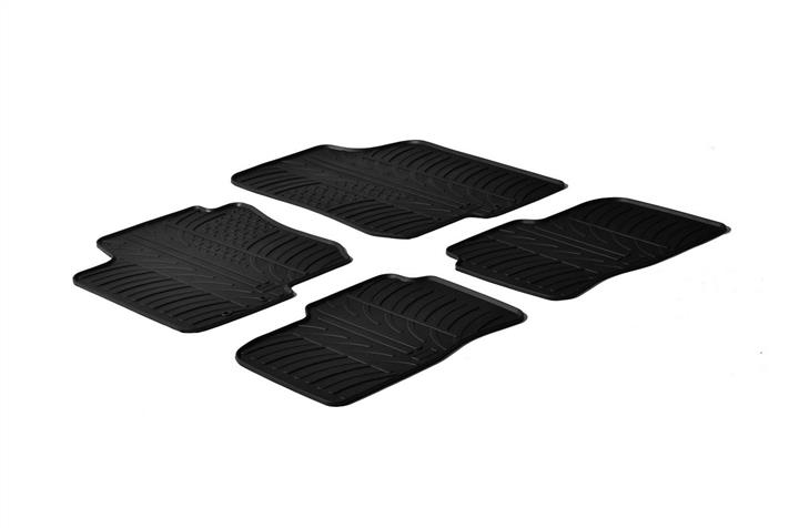 GledRing 0190 Interior mats GledRing rubber black for Hyundai I30 (2007-2011) 0190