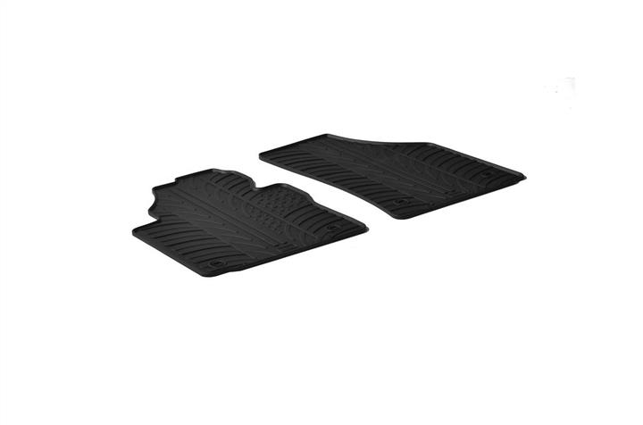 GledRing 0069 Interior mats GledRing rubber black for Volkswagen Caddy (2004-2015), set 0069