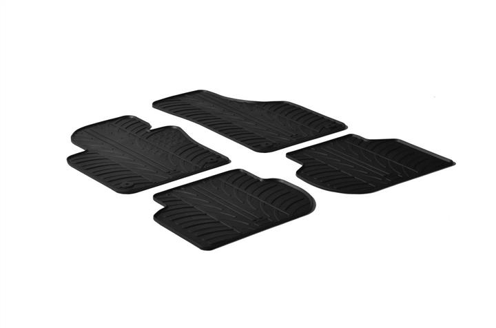 GledRing 0074 Interior mats GledRing rubber black for Volkswagen Jetta (2010-), set 0074
