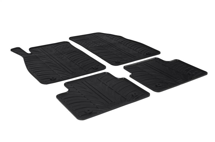GledRing 0091 Interior mats GledRing rubber black for Opel Insignia/Insigna, set 0091
