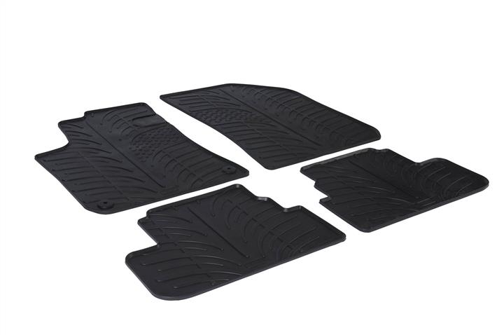 GledRing 0160 Interior mats GledRing rubber black for Peugeot 308 (2013-), set 0160
