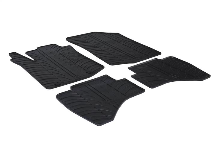 GledRing 0161 Interior mats GledRing rubber black for Citroen C1 (2014-), set 0161