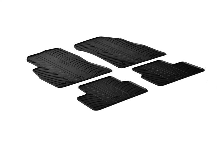 GledRing 0184 Interior mats GledRing rubber black for Chevrolet Cruze (2008-2016), set 0184