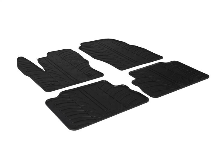 GledRing 0278 Interior mats GledRing rubber black for Ford Kuga (2013-2016), set 0278