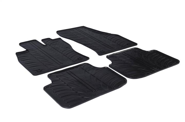 GledRing 0338 Interior mats GledRing rubber black for Skoda Octavia (2013-), set 0338