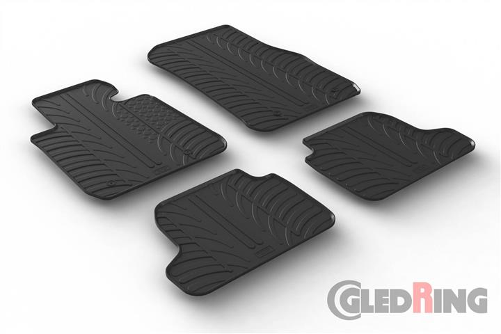 GledRing 0344 Interior mats GledRing rubber black for BMW 2-series (2014-), set 0344