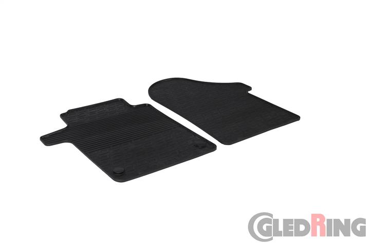 GledRing 0915 Interior mats GledRing rubber black for Mercedes V-class (2014-), set 0915