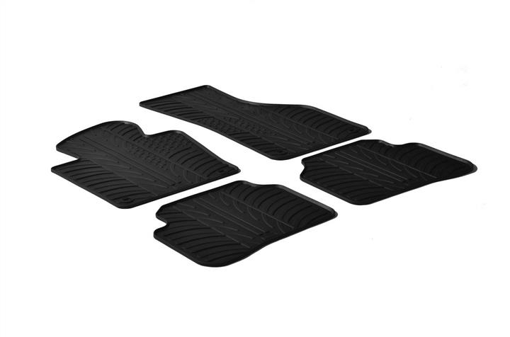 GledRing 0063 Interior mats GledRing rubber black for Volkswagen Passat/Passat avant, set 0063