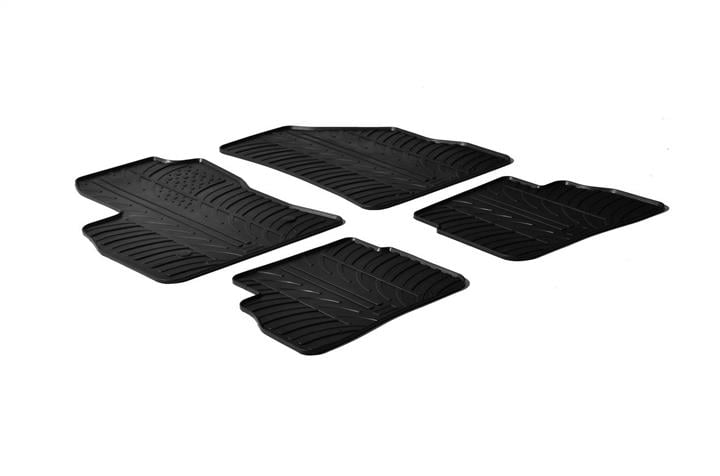 GledRing 0141 Interior mats GledRing rubber black for Opel Combo d/Fiat Doblo, set 0141